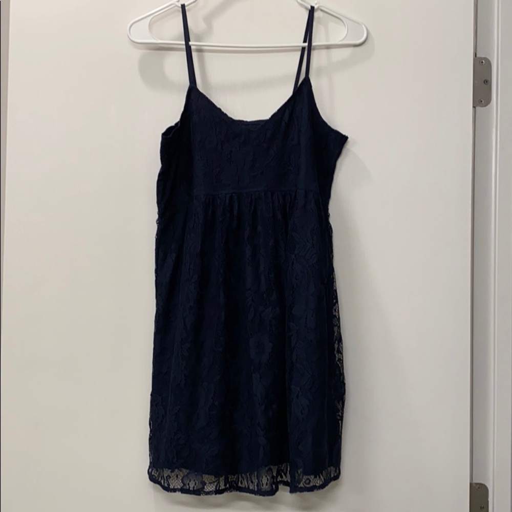 hollister navy dress